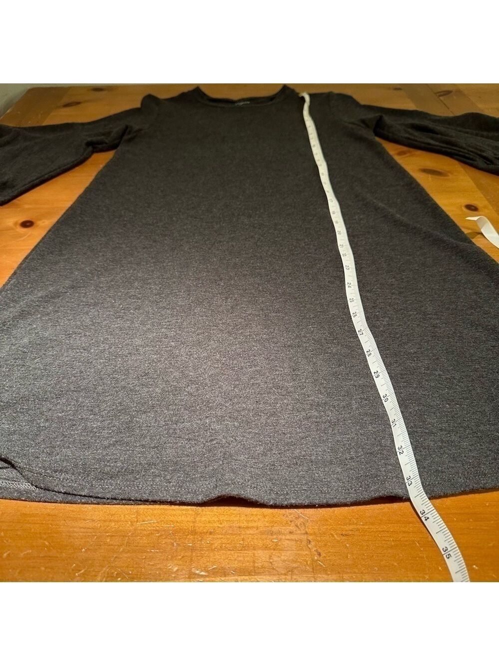 Alya dark gray sweater dress - Picture 4 of 6